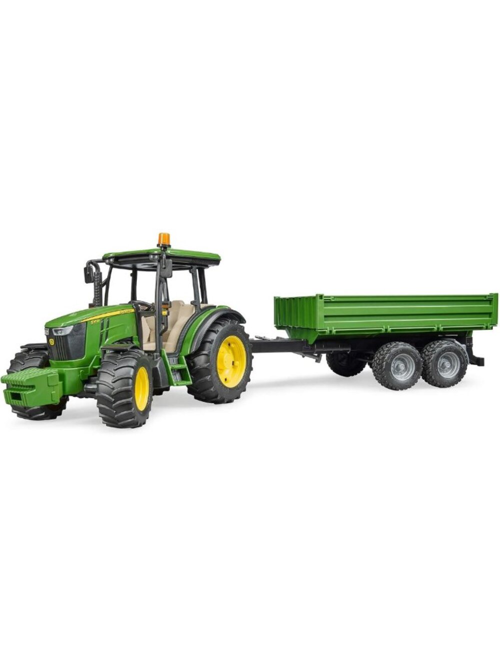 Farm Toy Tractor with Tipping Trailer - Bruder 5115 M, Realistic Play Vehicle